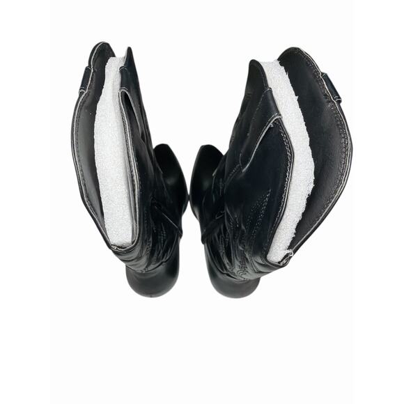 Portland Boot Company Size 10 Olympia Womens Black Cowgirl Western Boots Wide Ca - Picture 9 of 12